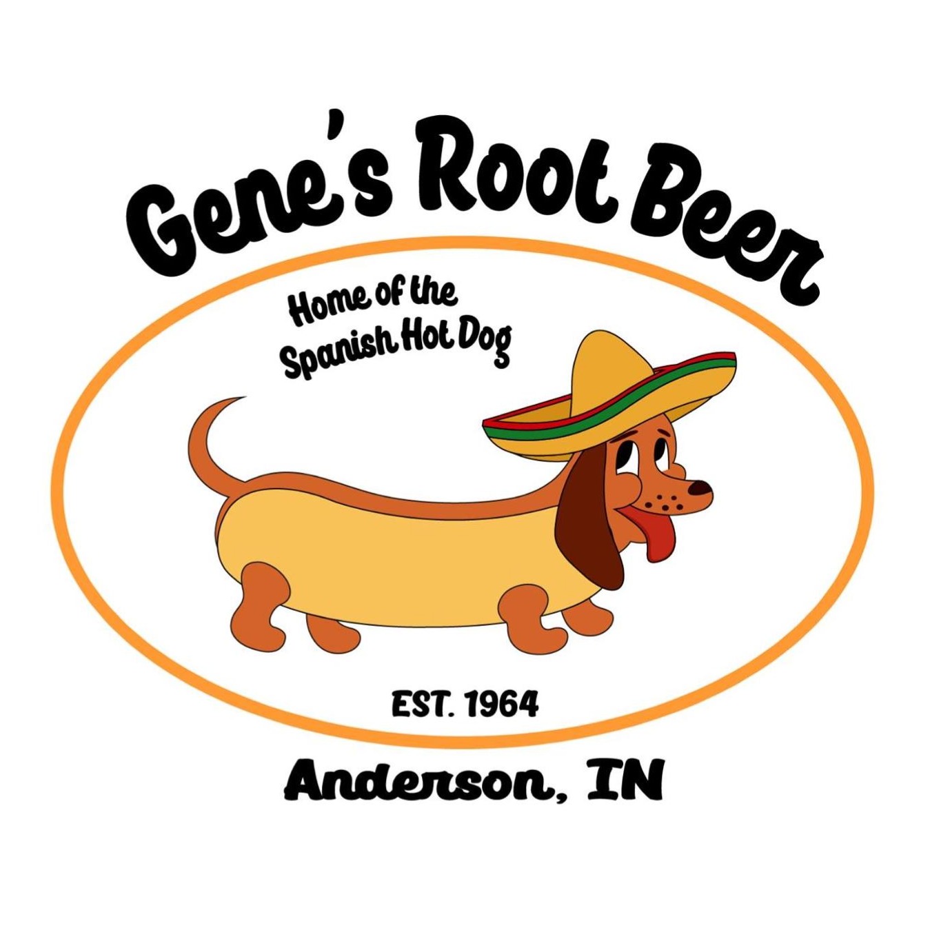 Gene's Rootbeer and Hotdogs logo