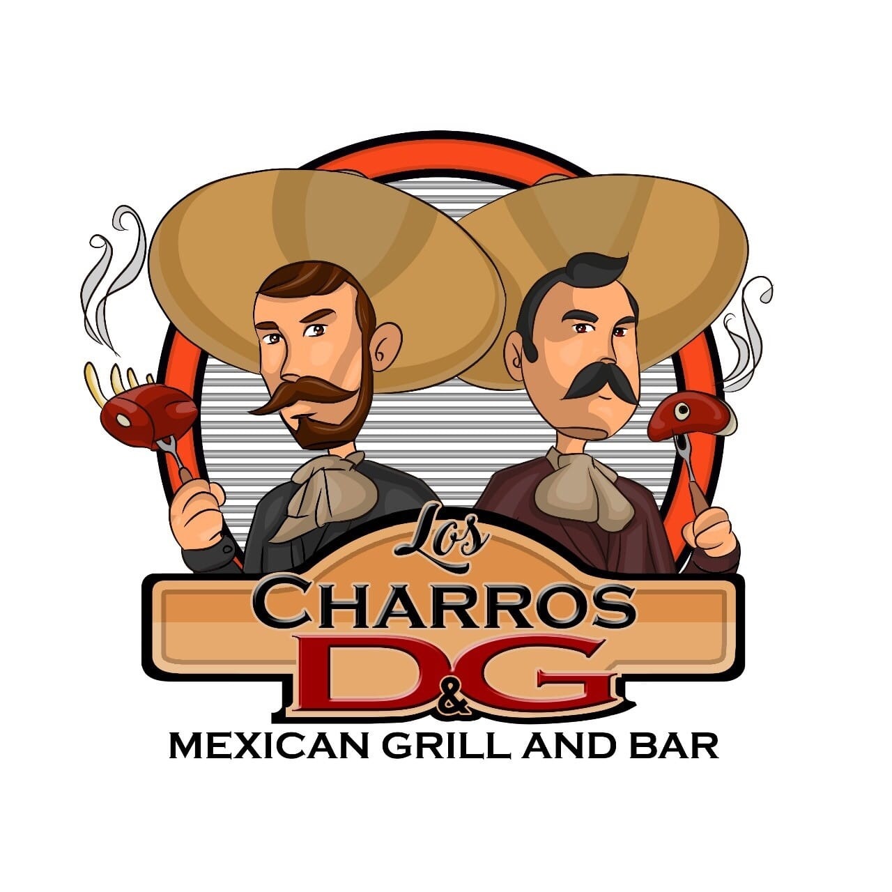 Los Charros D&G Mexican Grill and Bar logo