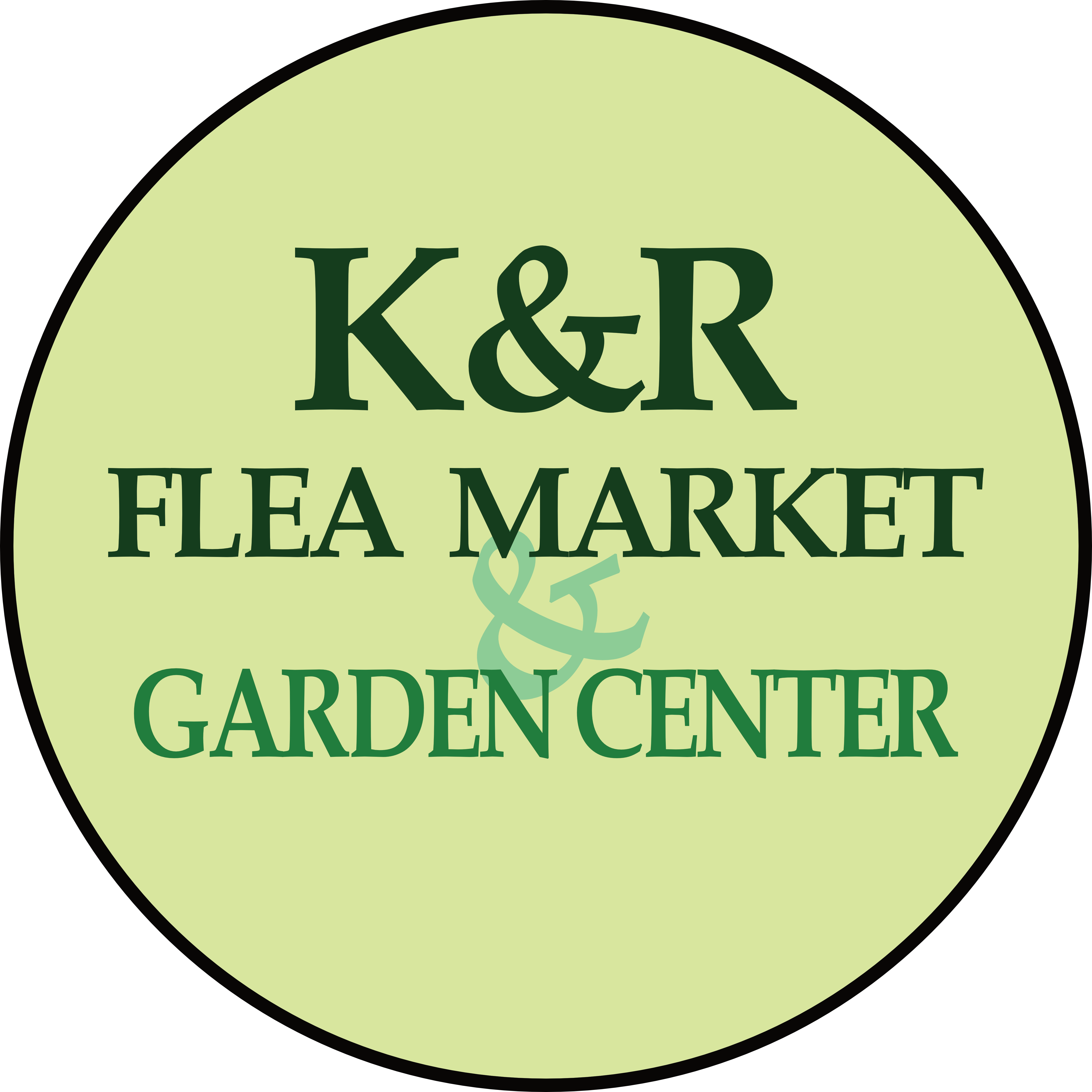 K & R Flea Market & Garden Center logo