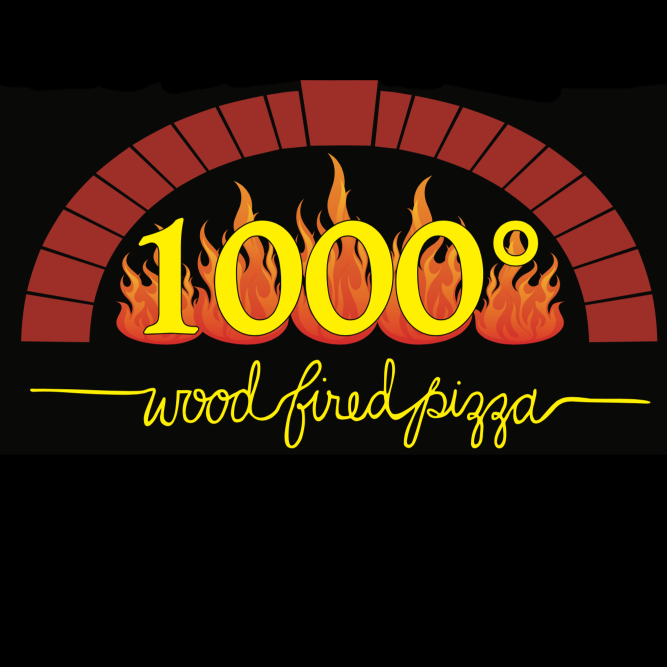 1000º Wood Fired Pizza logo